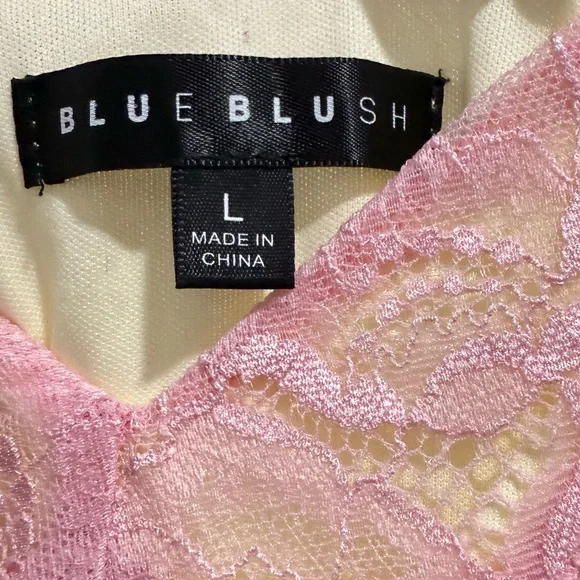 Yellow and Pink Floral Lace Dress - Picture 12 of 12